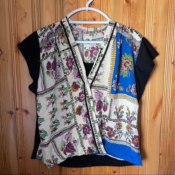 Anthropologie Tiny Cara Wrap Top - Picture 3 of 6